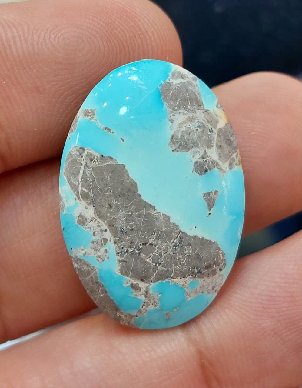 سنگ فیروزه نیشابوری معدنی و طبیعی