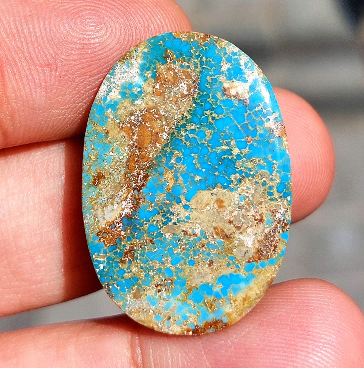 سنگ فیروزه نیشابوری معدنی و طبیعی