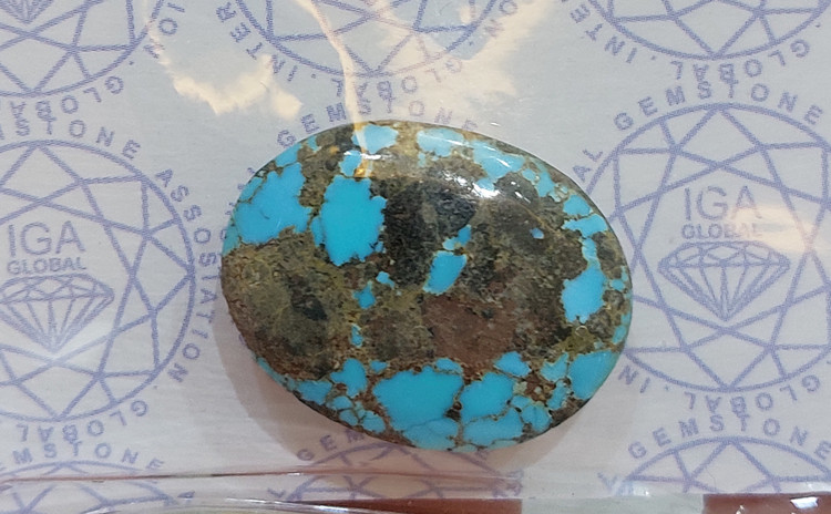 سنگ فیروزه نیشابوری معدنی و طبیعی